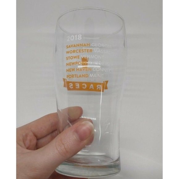 2018 Craft Brew Races Commemorative Event Beer Glass 5K Run Beer Festival Set 2 - Picture 9 of 9